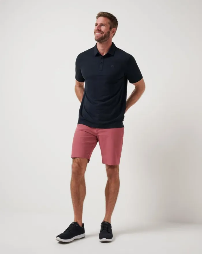 Men WANDERLUST SHORT 9IN Roan Rouge TravisMathew Shorts