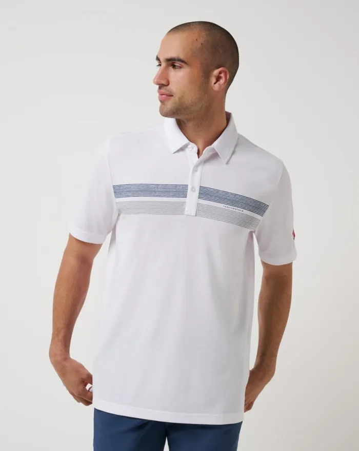 Men WASHINGTON NATIONALS TOP RECRUIT POLO White TravisMathew Polos