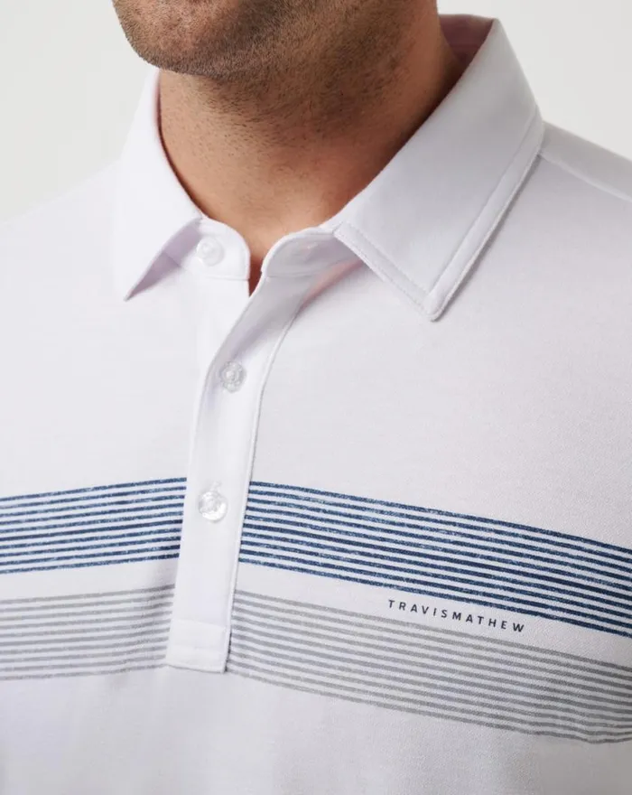 Men WASHINGTON NATIONALS TOP RECRUIT POLO White TravisMathew Polos