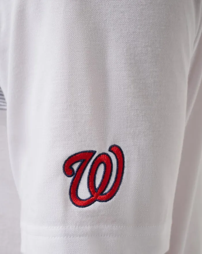 Men WASHINGTON NATIONALS TOP RECRUIT POLO White TravisMathew Polos