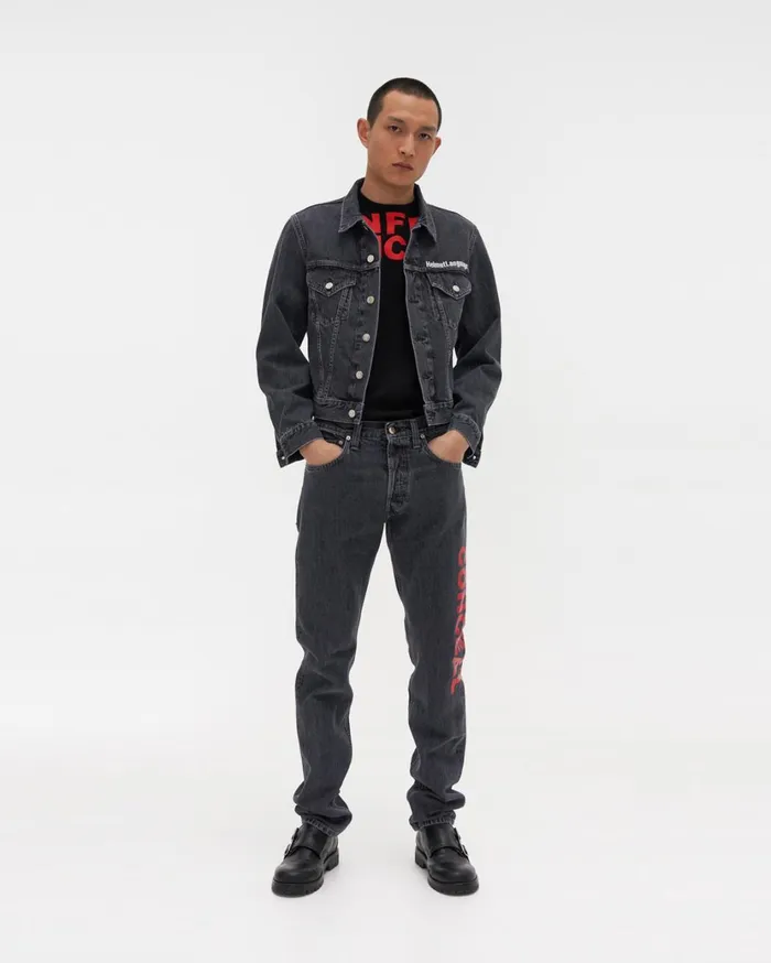 Men Willie Norris Masc Trucker Jean Jacket Acc Midnight Stone Universe Helmut Lang Jackets