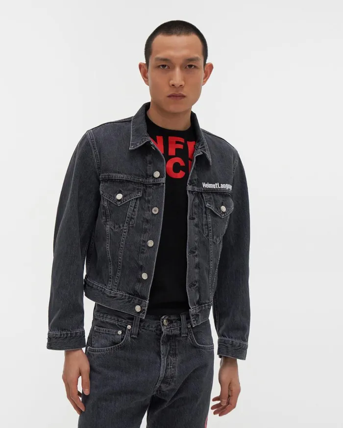 Men Willie Norris Masc Trucker Jean Jacket Acc Midnight Stone Universe Helmut Lang Jackets