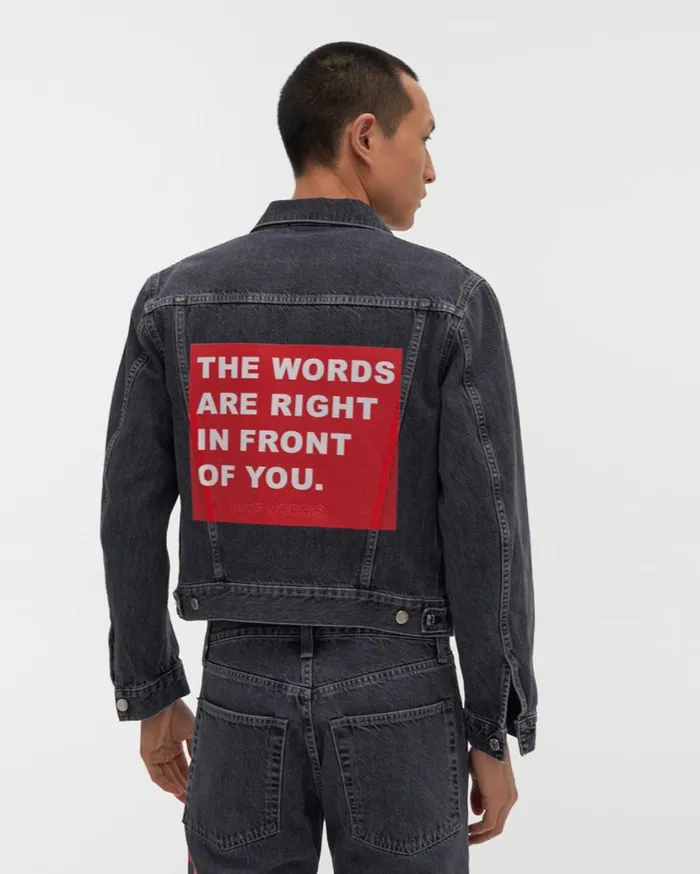 Men Willie Norris Masc Trucker Jean Jacket Acc Midnight Stone Universe Helmut Lang Jackets