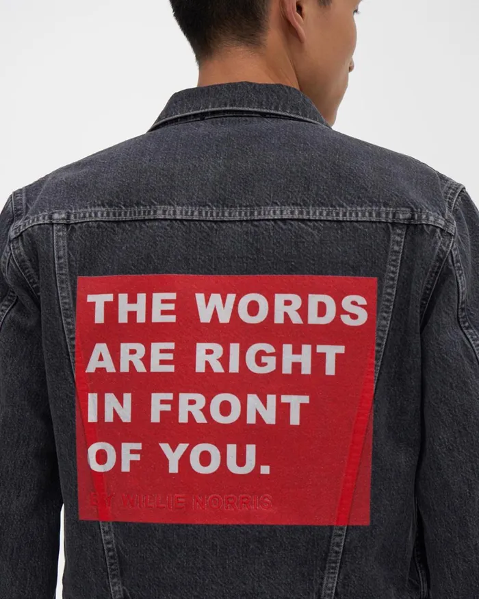 Men Willie Norris Masc Trucker Jean Jacket Acc Midnight Stone Universe Helmut Lang Jackets