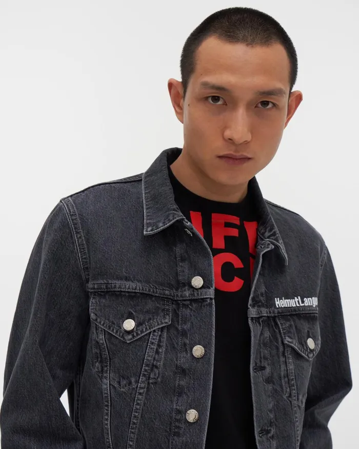 Men Willie Norris Masc Trucker Jean Jacket Acc Midnight Stone Universe Helmut Lang Jackets