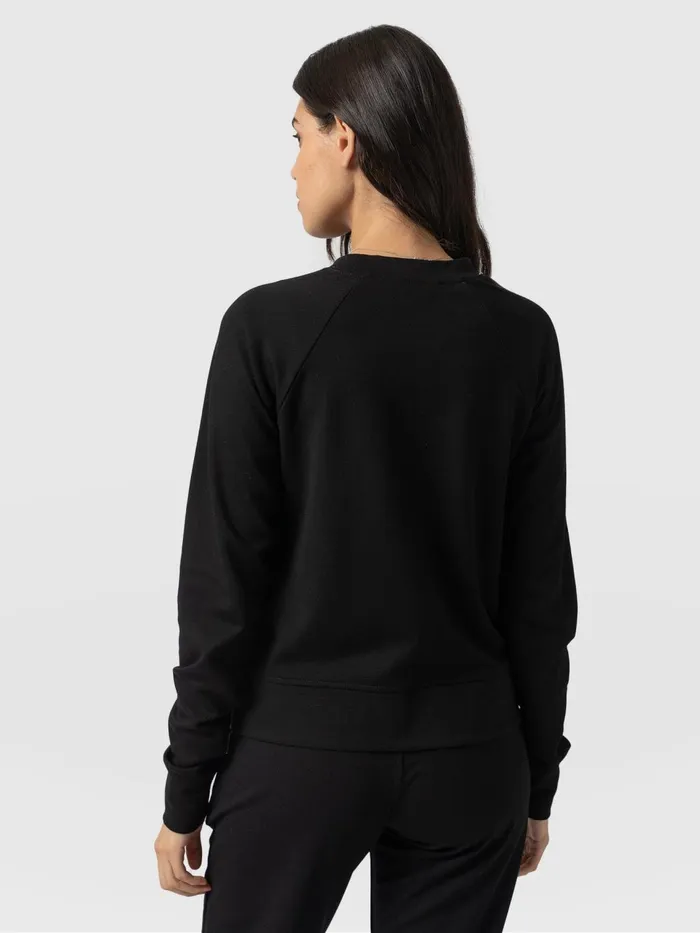 Morgan Zip Sweater 8211 Black Black Women Saint And Sofia Sweaters