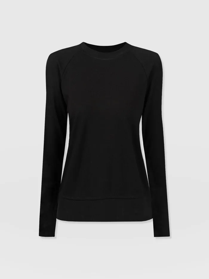 Morgan Zip Sweater 8211 Black Black Women Saint And Sofia Sweaters
