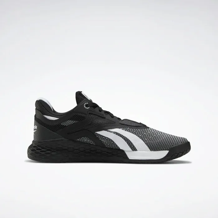 Nano Womens Reebok Nano X Training Shoes Black White Glass Blue