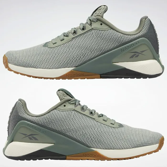 Nano Womens Reebok Nano X1 Grit Training Shoes Harmony Green Morning Fog Reebok Lee 3