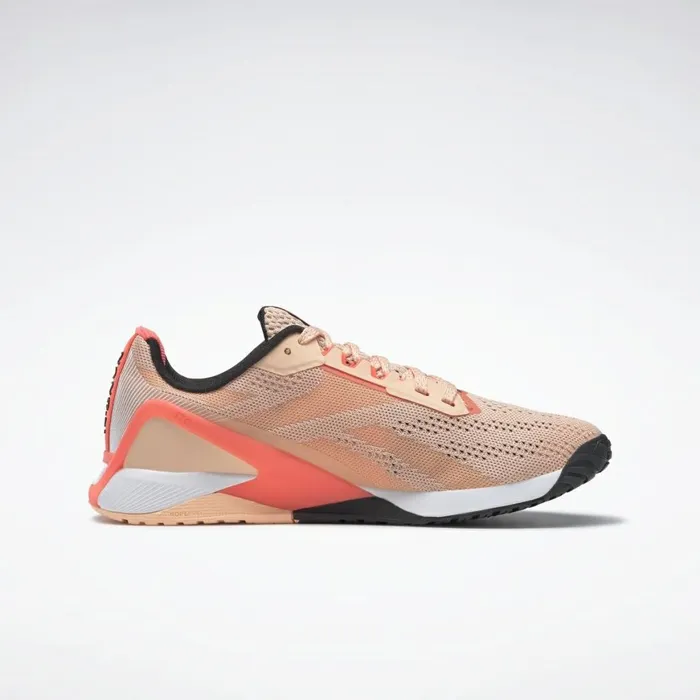 Nano Womens Reebok Nano X1 Training Shoes Aura Orange Twisted Coral Black