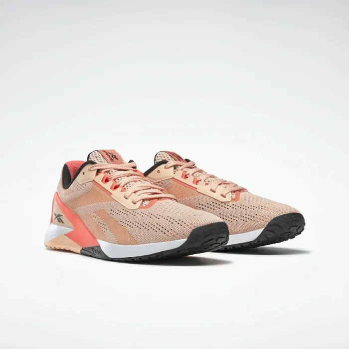Nano Womens Reebok Nano X1 Training Shoes Aura Orange Twisted Coral Black
