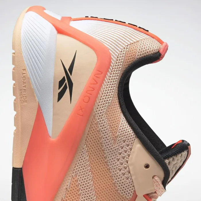 Nano Womens Reebok Nano X1 Training Shoes Aura Orange Twisted Coral Black