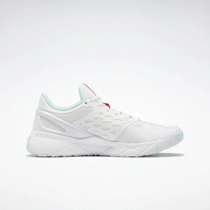 Nano Womens Reebok Nanoflex TR Training Shoes White Twisted Coral Digital Glow