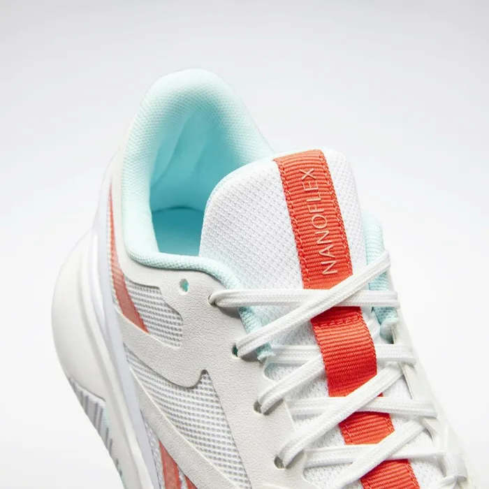 Nano Womens Reebok Nanoflex TR Training Shoes White Twisted Coral Digital Glow
