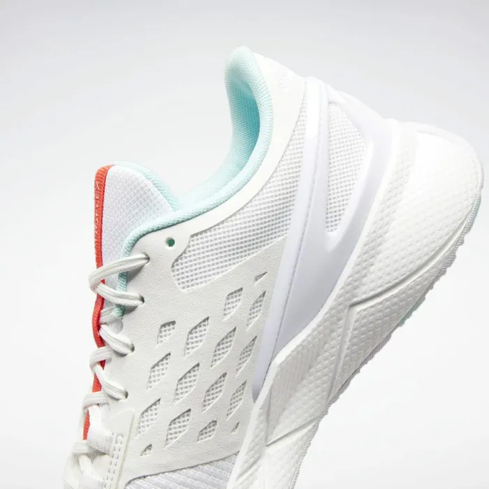 Nano Womens Reebok Nanoflex TR Training Shoes White Twisted Coral Digital Glow