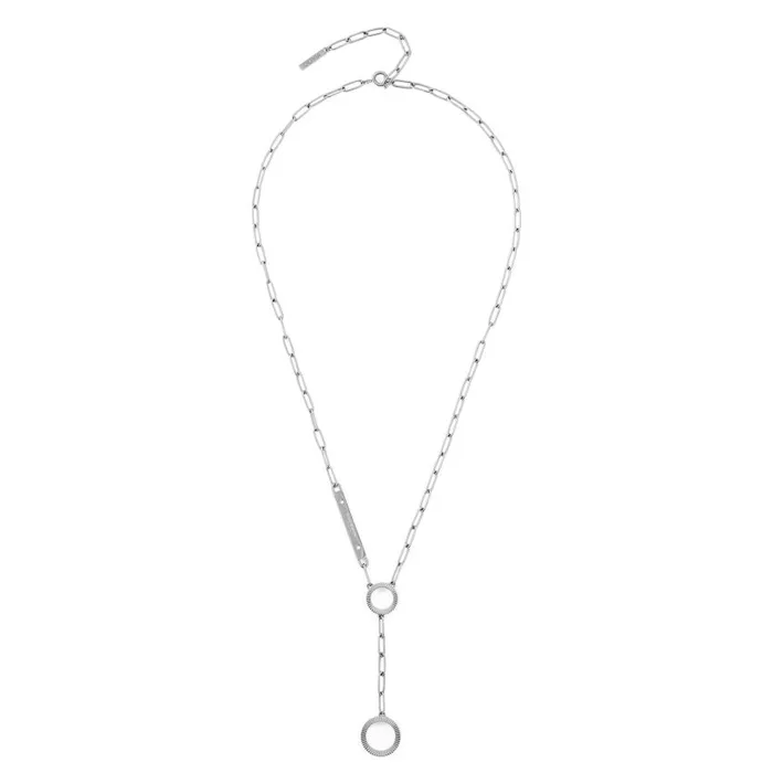 Necklaces Women Olivia Burton Linear Silver Necklace