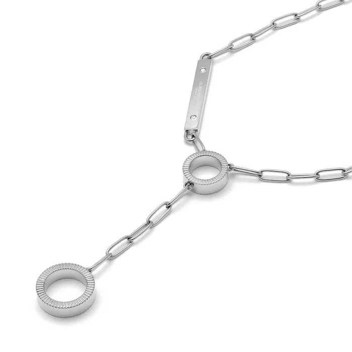 Necklaces Women Olivia Burton Linear Silver Necklace