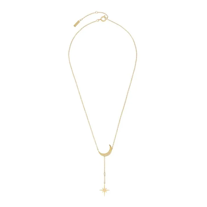 Necklaces Women Olivia Burton North Star and Moon Gold Necklace