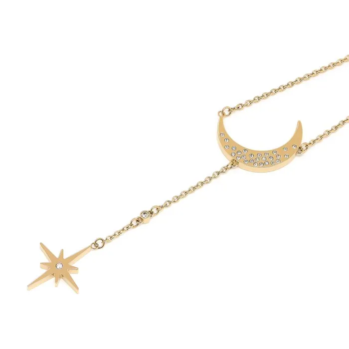 Necklaces Women Olivia Burton North Star and Moon Gold Necklace