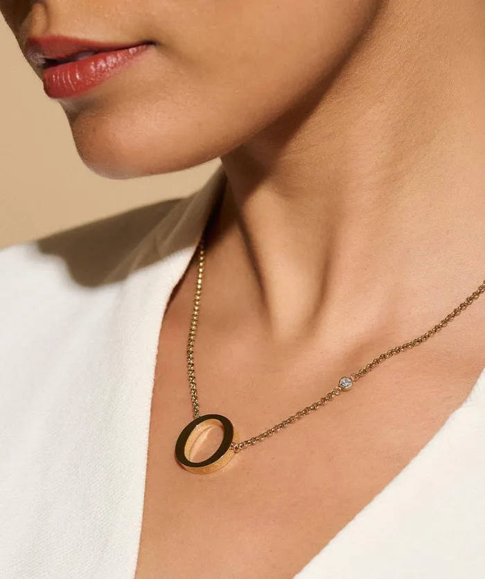 Necklaces Women Olivia Burton O Gold Pendant Necklace