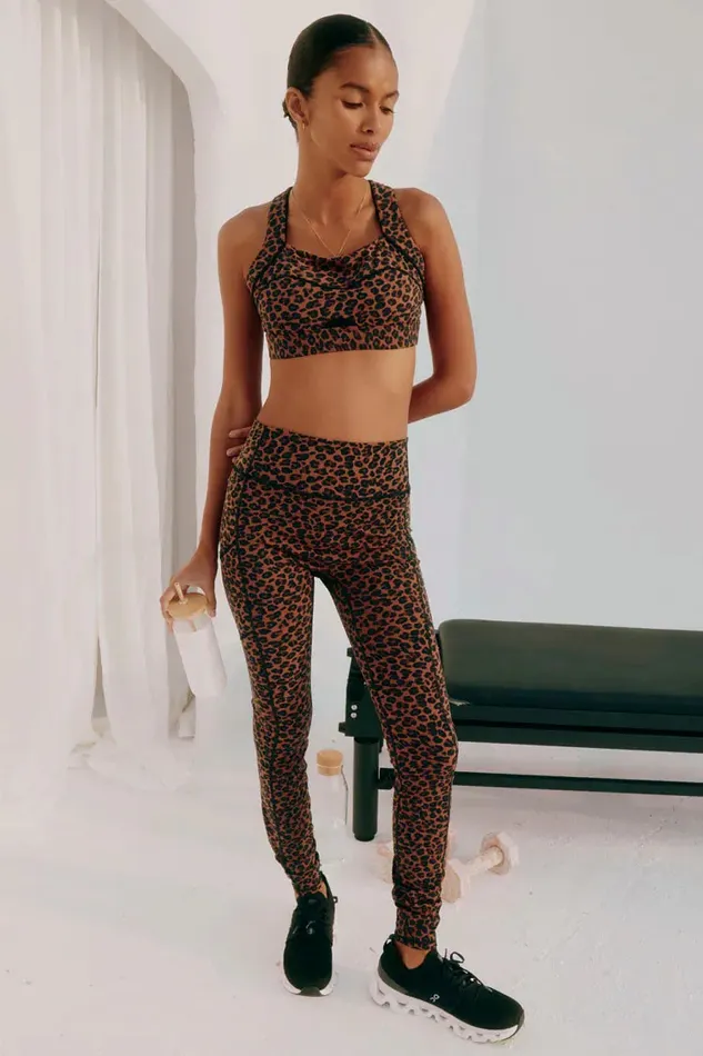 Never Fully Dressed Activewear Leopard Legging 8211 Women