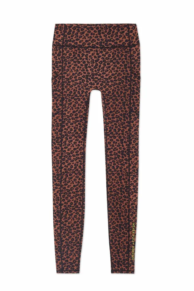 Never Fully Dressed Activewear Leopard Legging 8211 Women