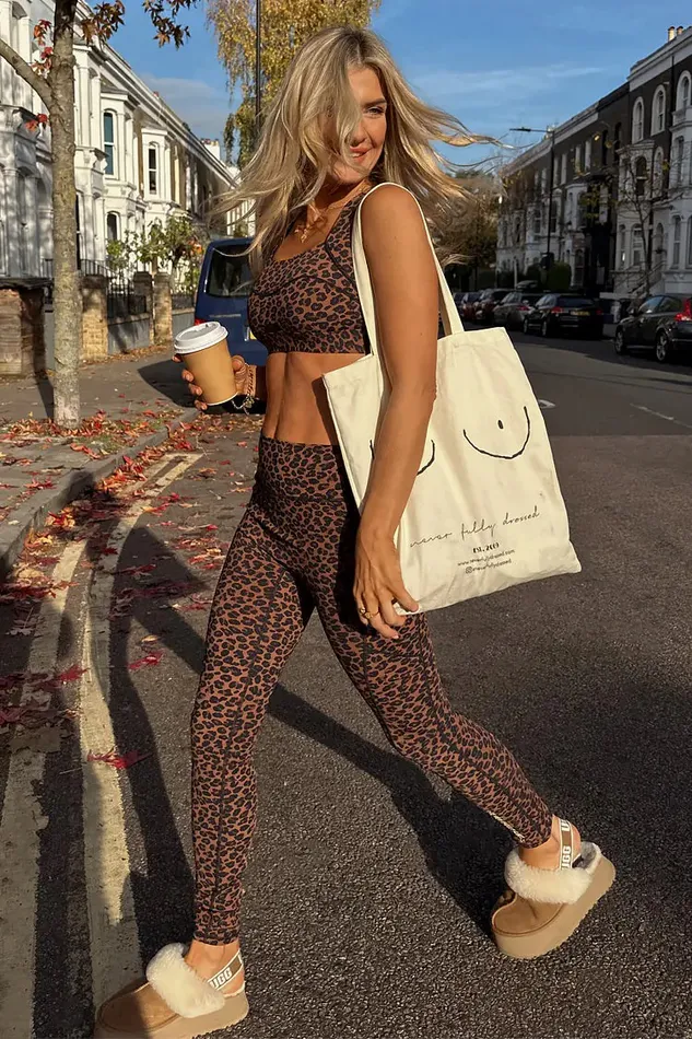 Never Fully Dressed Activewear Leopard Legging 8211 Women