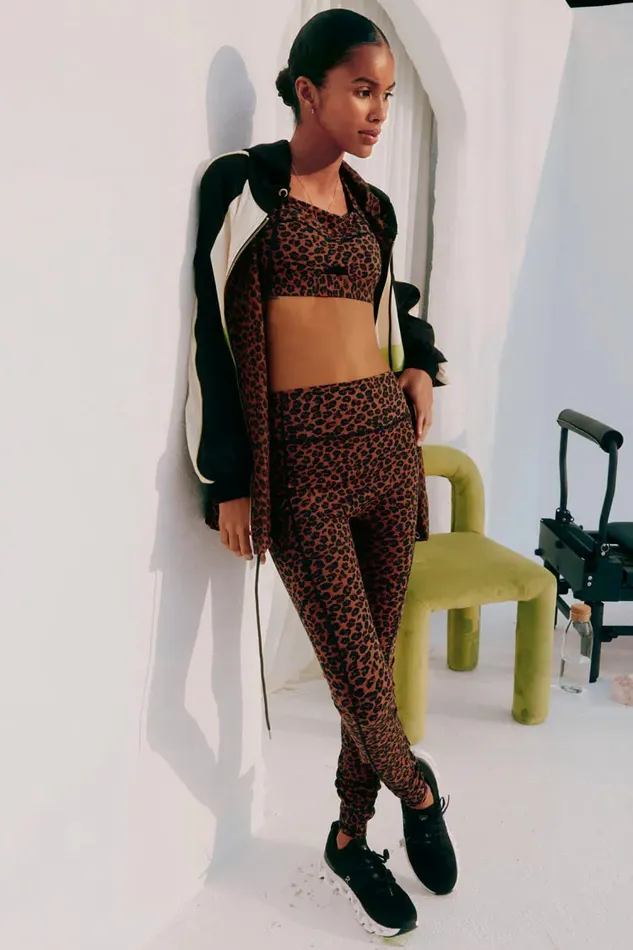 Never Fully Dressed Activewear Leopard Legging 8211 Women