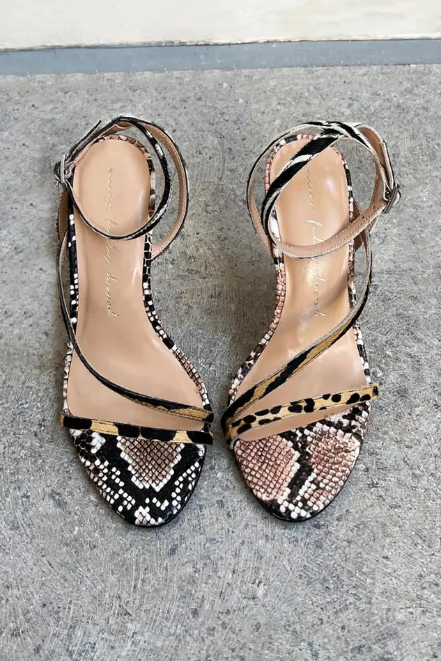 Never Fully Dressed Footwear Leopard Mix Stiletto Heel 8211 Women