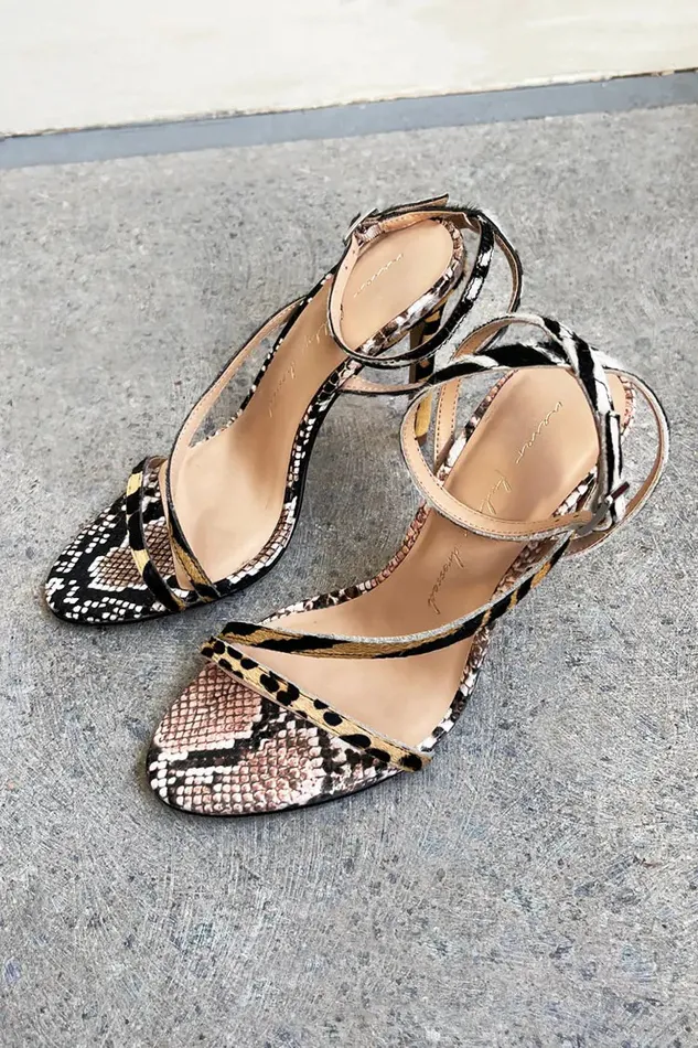 Never Fully Dressed Footwear Leopard Mix Stiletto Heel 8211 Women