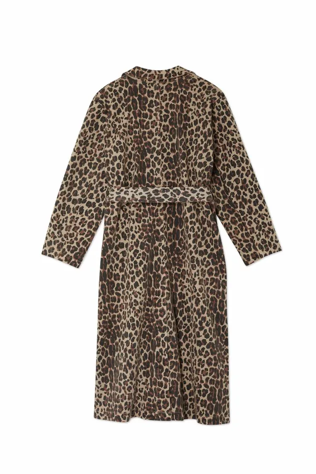 Never Fully Dressed Jackets and Coats Lucia Leopard Denim 55 Coat 8211 Women