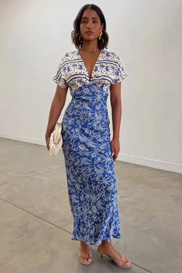 Never Fully Dressed Newness Blue Mosaic Elodie Dress 8211 Women