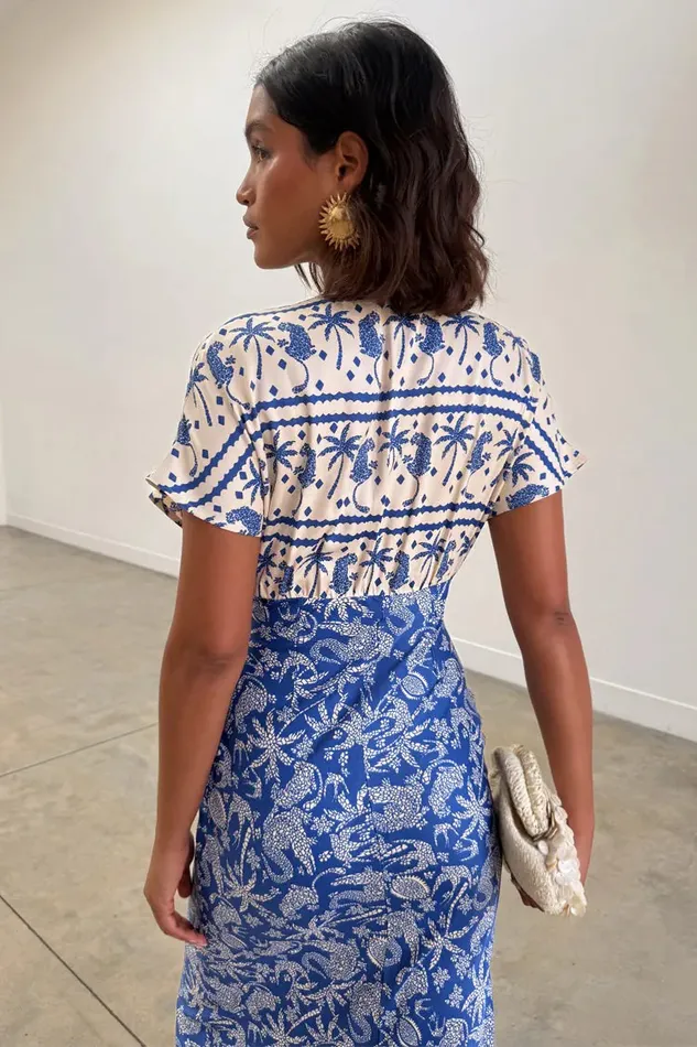 Never Fully Dressed Newness Blue Mosaic Elodie Dress 8211 Women