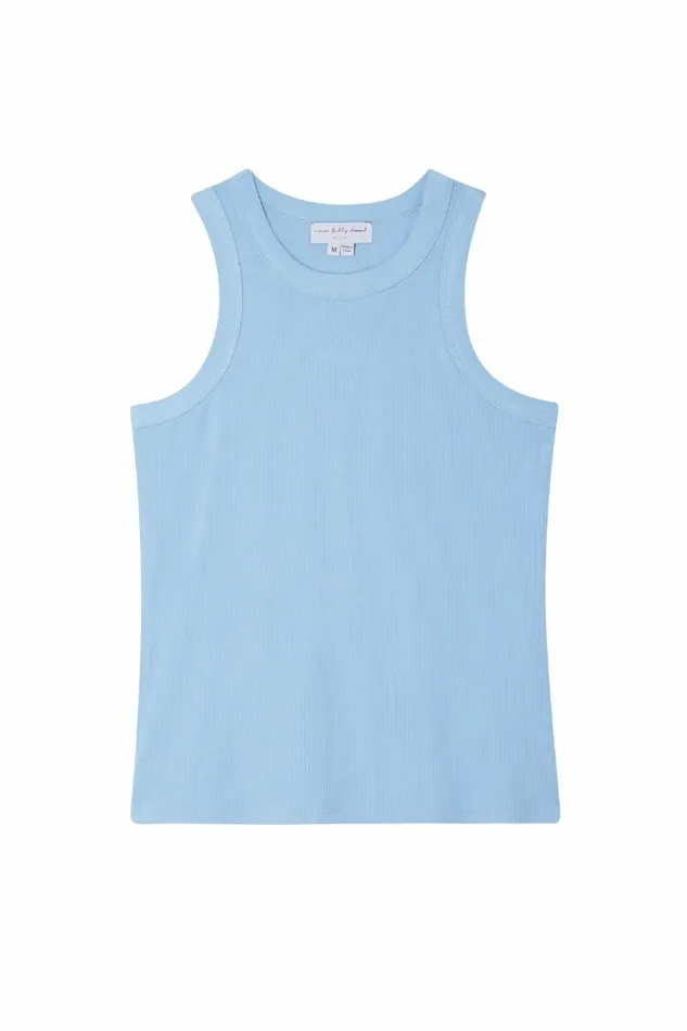 Never Fully Dressed Newness Ice Blue Ribbed Tank Top 8211 Women