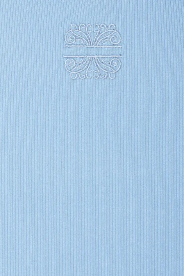 Never Fully Dressed Newness Ice Blue Ribbed Tank Top 8211 Women