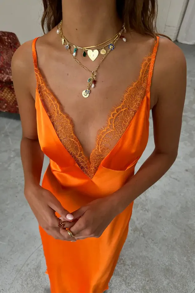 Never Fully Dressed Newness Orange Lily Dress 8211 Women