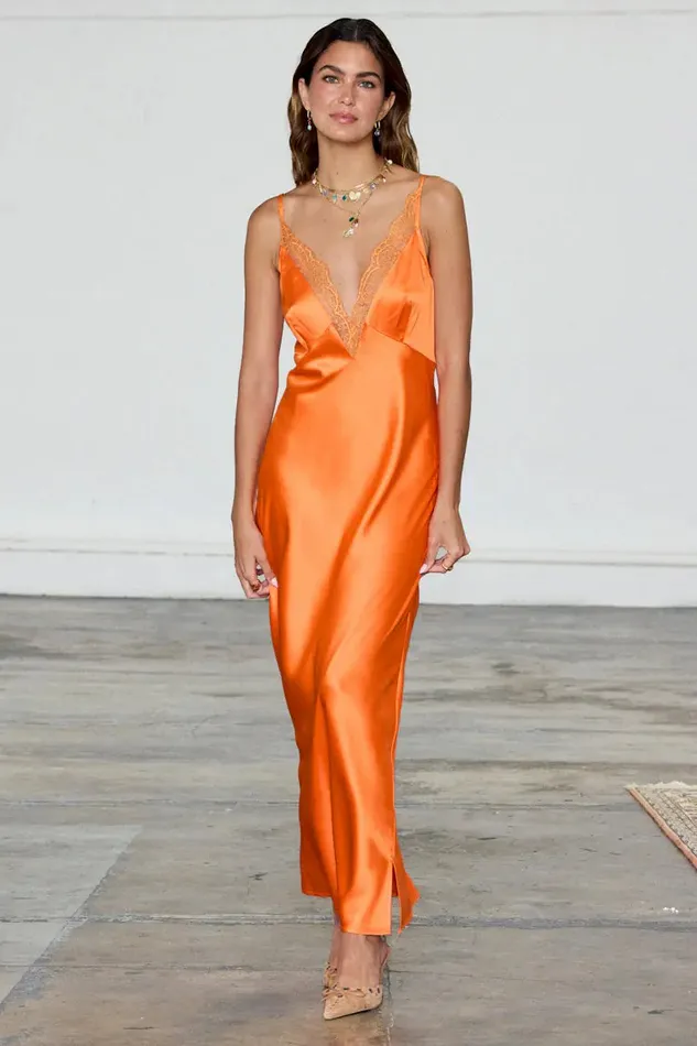 Never Fully Dressed Newness Orange Lily Dress 8211 Women