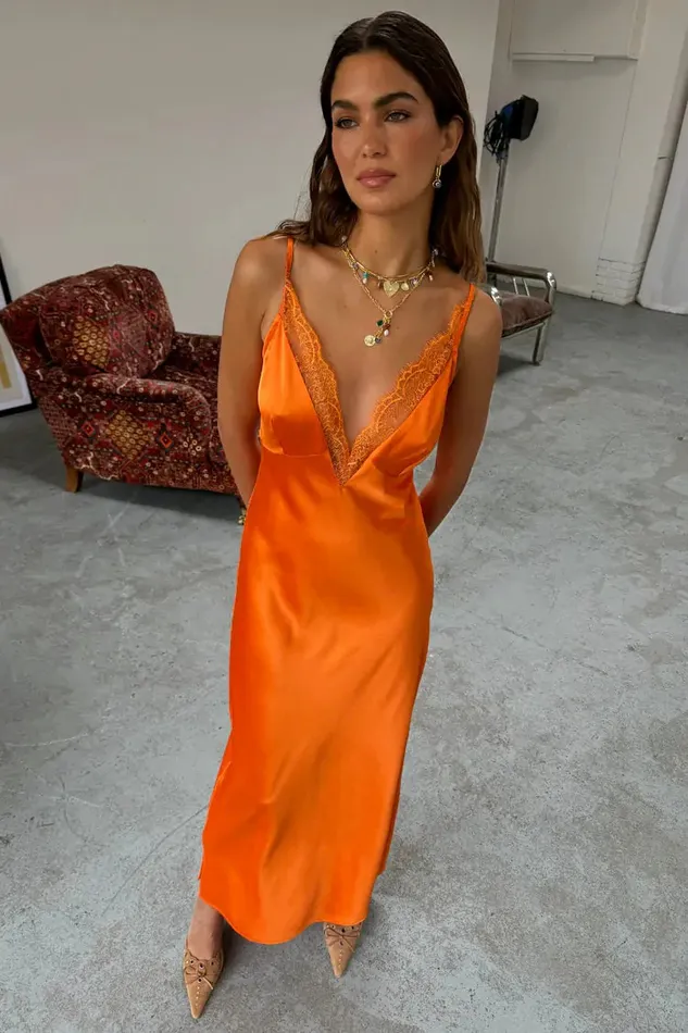 Never Fully Dressed Newness Orange Lily Dress 8211 Women