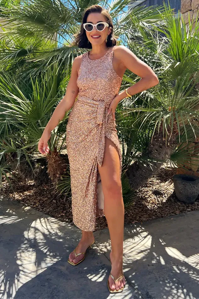 Never Fully Dressed Nfd Classics Gold Sequin Jaspre Skirt 8211 Women