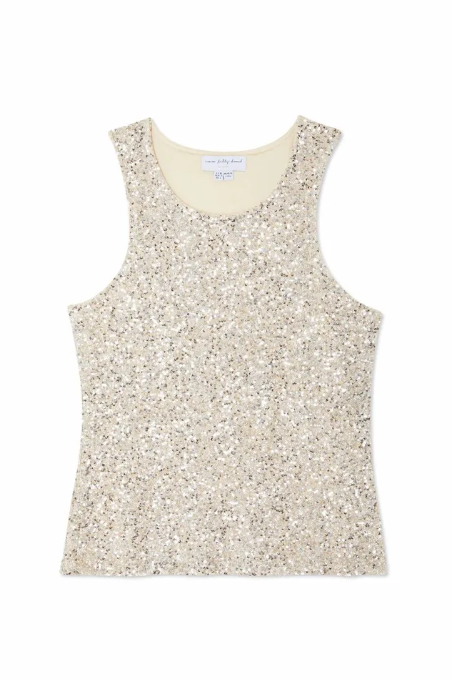 Never Fully Dressed Nfd Classics Silver Sequin Tank Top 8211 Women