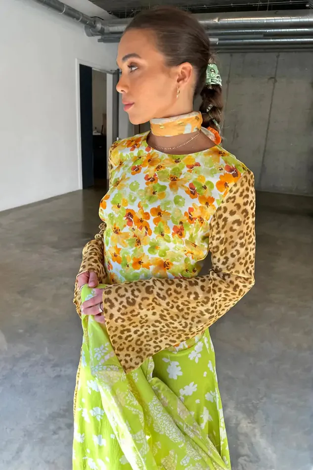 Never Fully Dressed Petite Floral And Leopard Blair Dress Petite 8211 Women