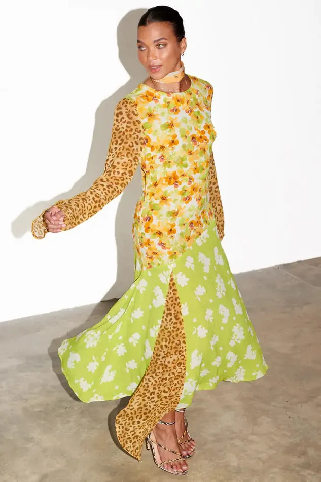 Never Fully Dressed Petite Floral And Leopard Blair Dress Petite 8211 Women