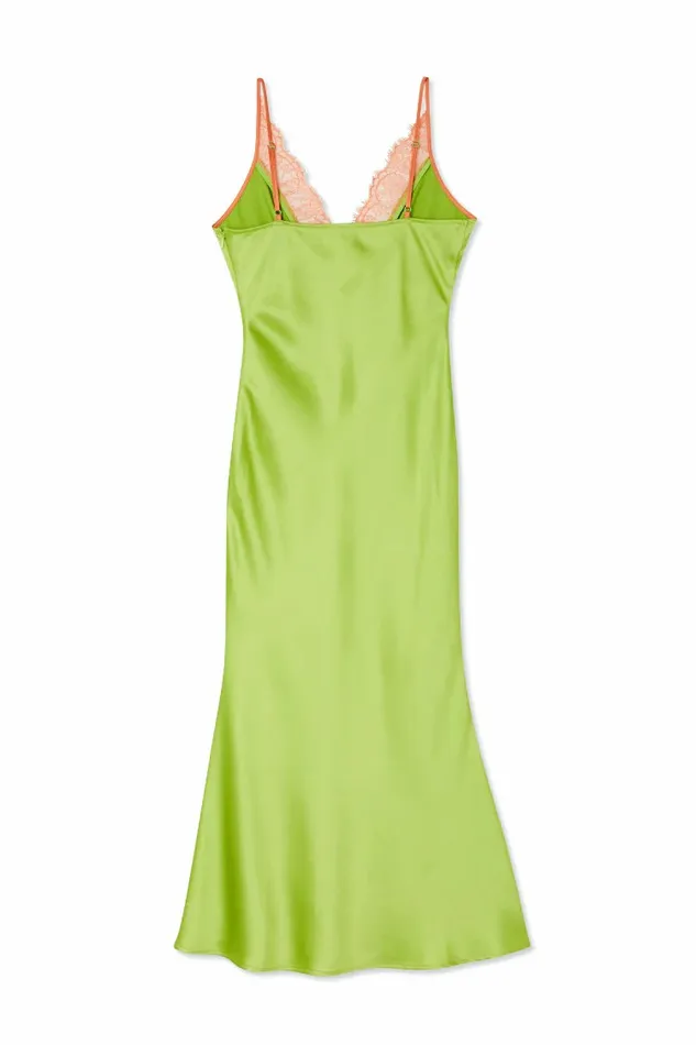 Never Fully Dressed Petite Lime And Coral Lily Dress Petite 8211 Women