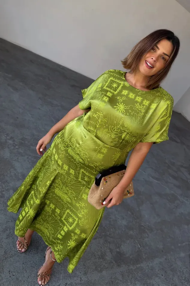 Never Fully Dressed Petite Lime Safari Erin Dress Petite 8211 Women