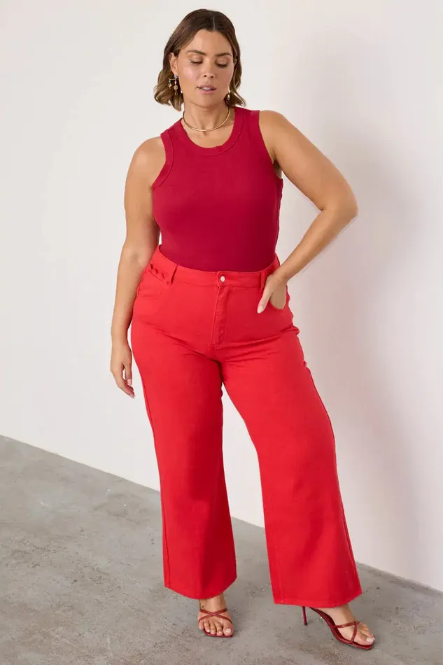 Never Fully Dressed Petite Red Denim Scallop Jeans Petite 8211 Women