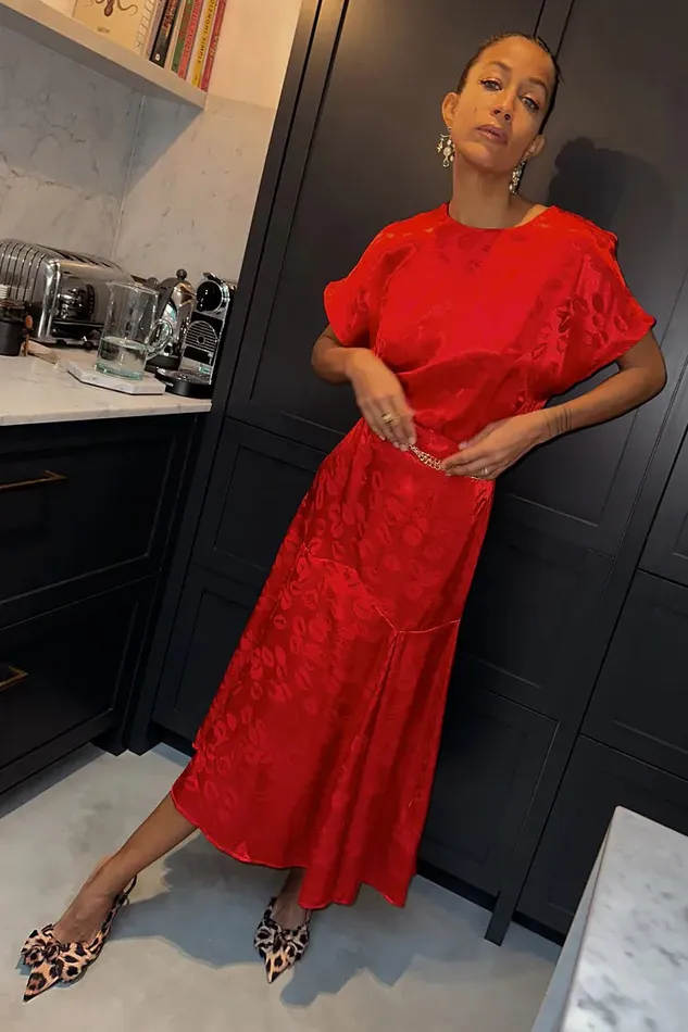 Never Fully Dressed Petite Red Kissed By NFD Erin Dress Petite 8211 Women