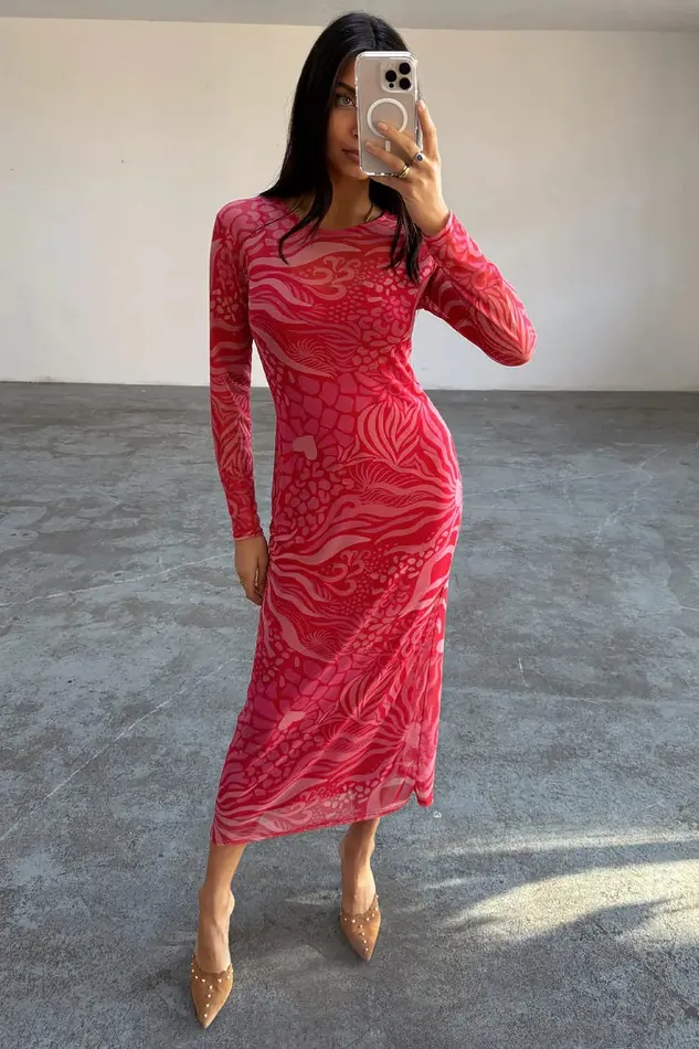Never Fully Dressed Petite Valentine Animal Mesh Dress Petite 8211 Women Never Fully Dressed Petite Valentine Animal Mesh Dress Petite 8211 Women