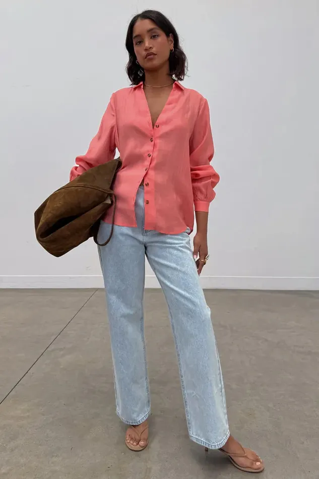 Never Fully Dressed Shirts Coral Miley Shirt 8211 Women