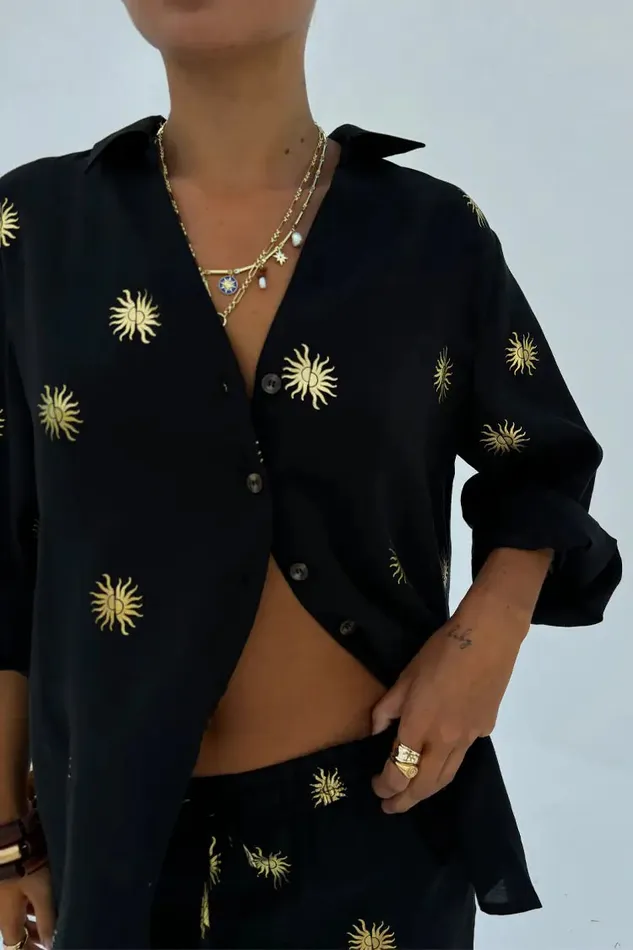 Never Fully Dressed Shirts Gold Sun Miley Shirt 8211 Women