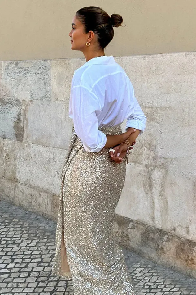 Never Fully Dressed Skirts Sequin Maxi Wrap Jaspre Skirt 8211 Women